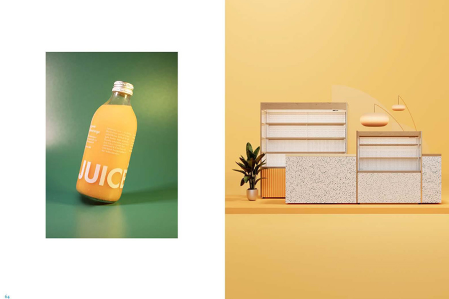 Flaschendisplay für Premium-Getränke mit LED-Inszenierung