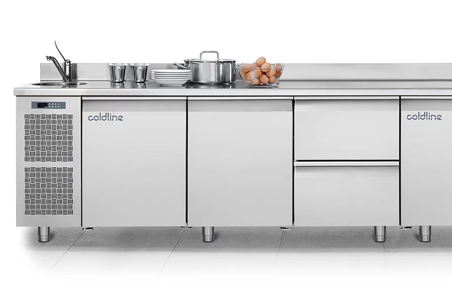 Coldline Kühltisch Serie Bäckerei 